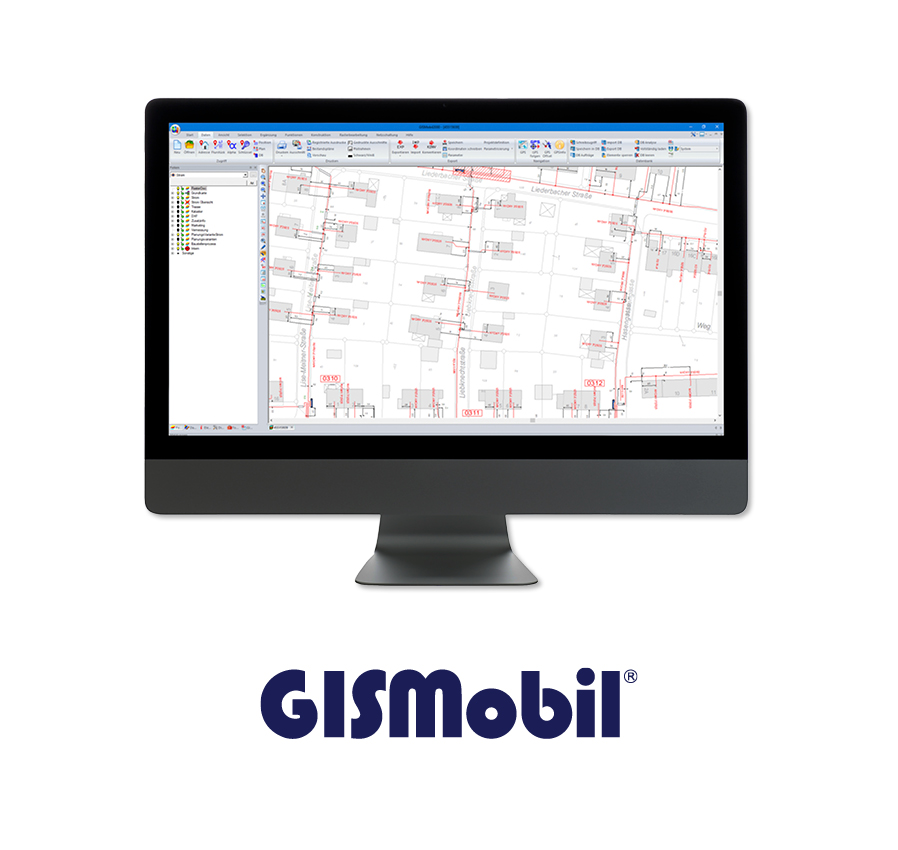 GISMobil Anwendung im Monitor